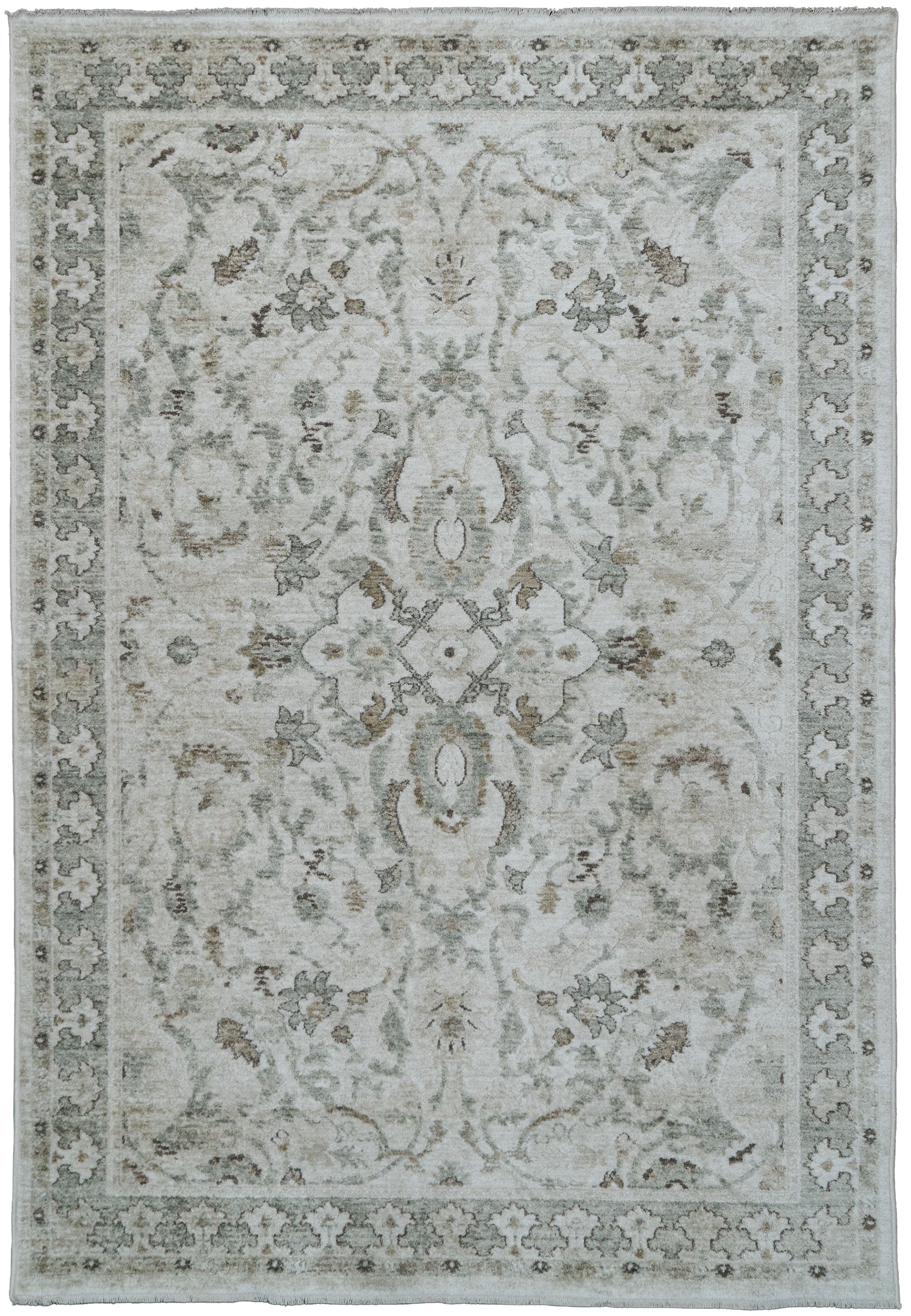 Diamond Cream/Sage/Multi rug