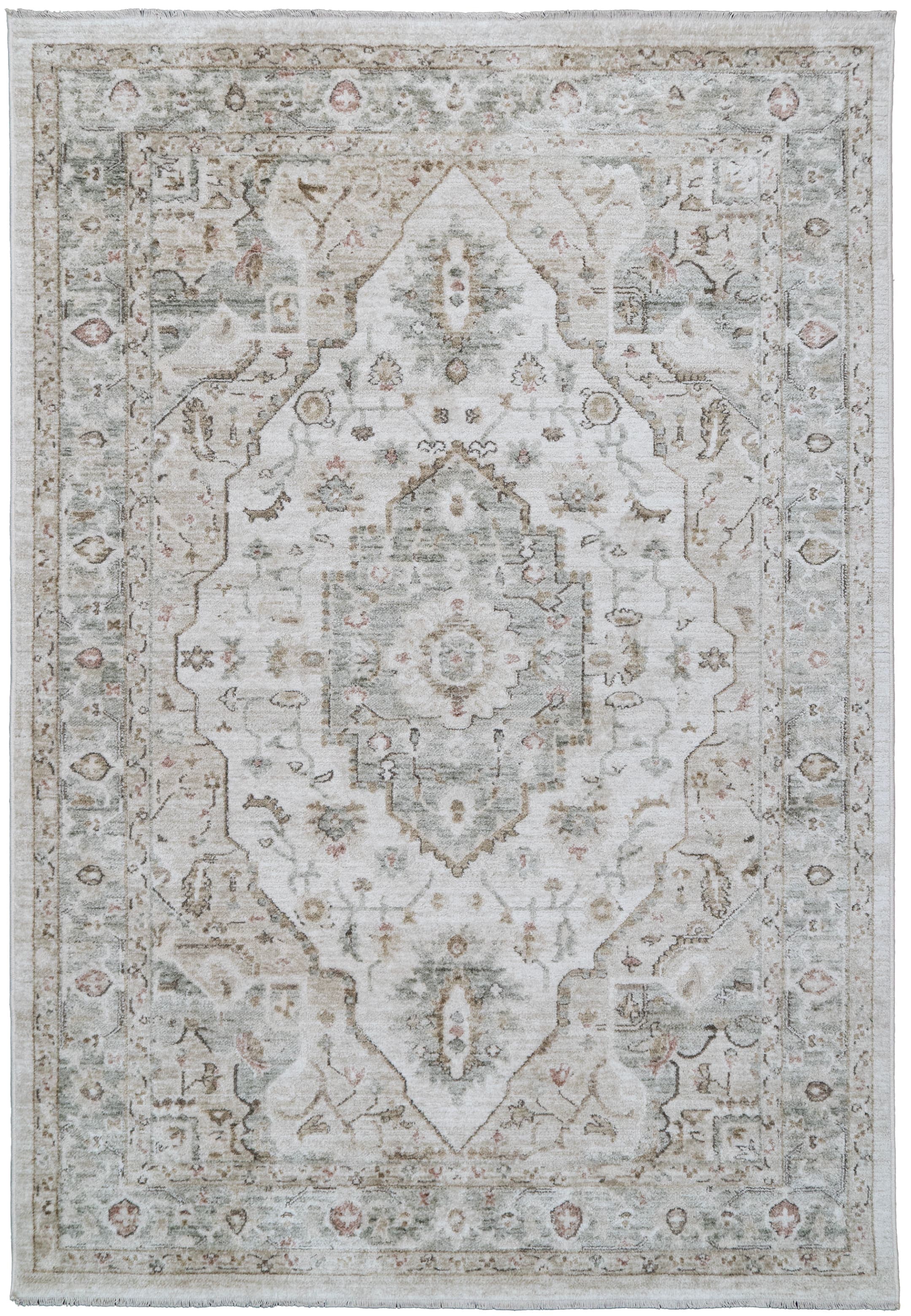 Diamond Cream/Sage/Multi rug