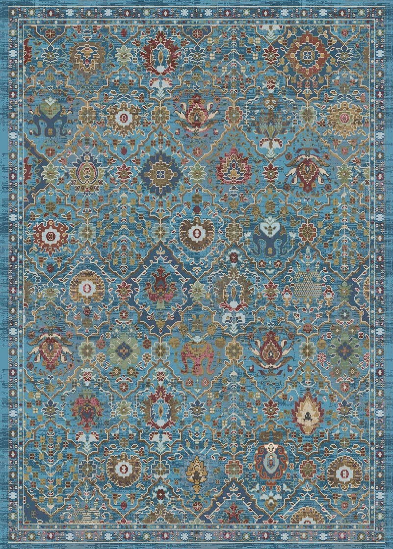 Atlanta Blue/Red/Multi rug