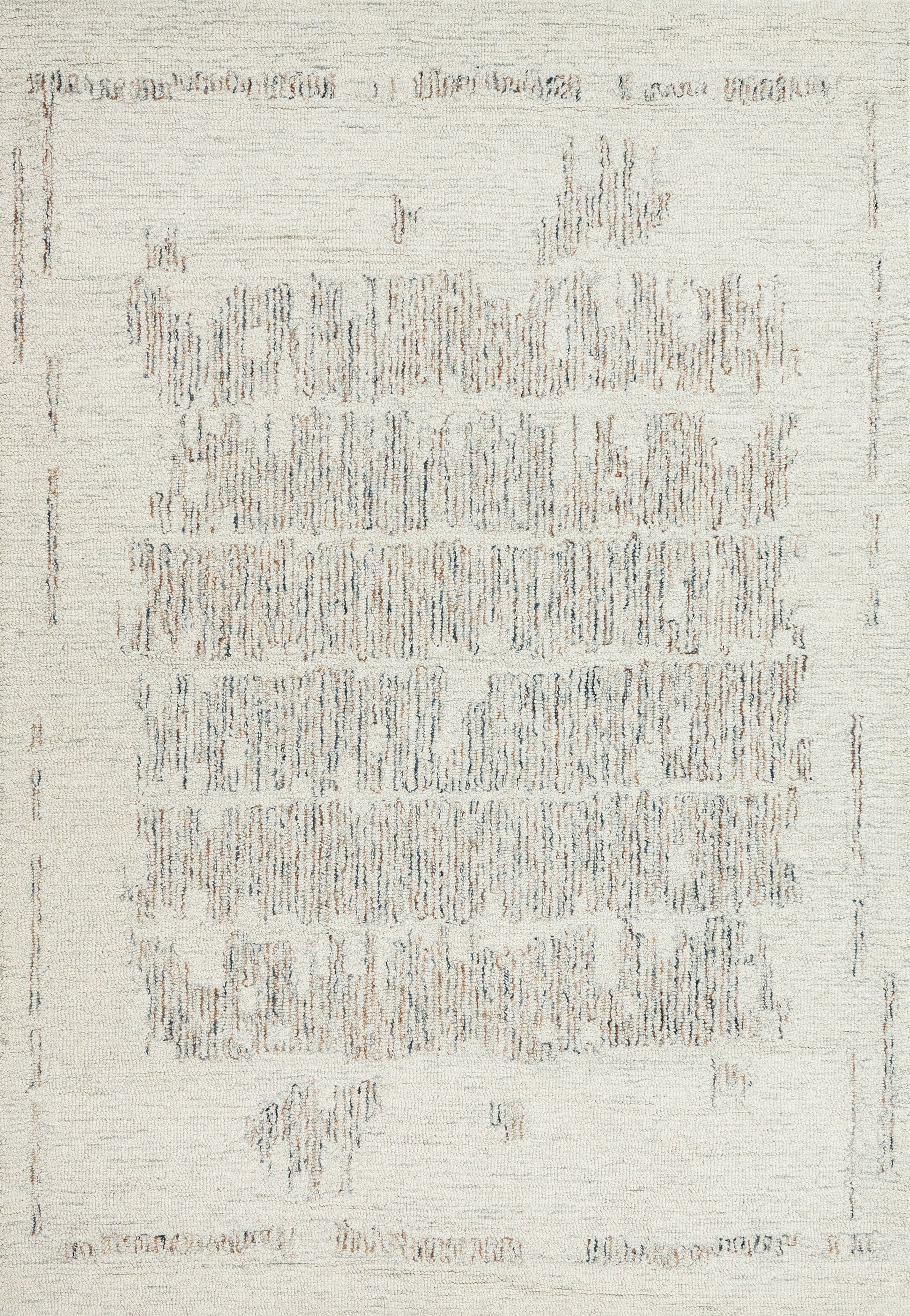Teak Ivory/Multi rug