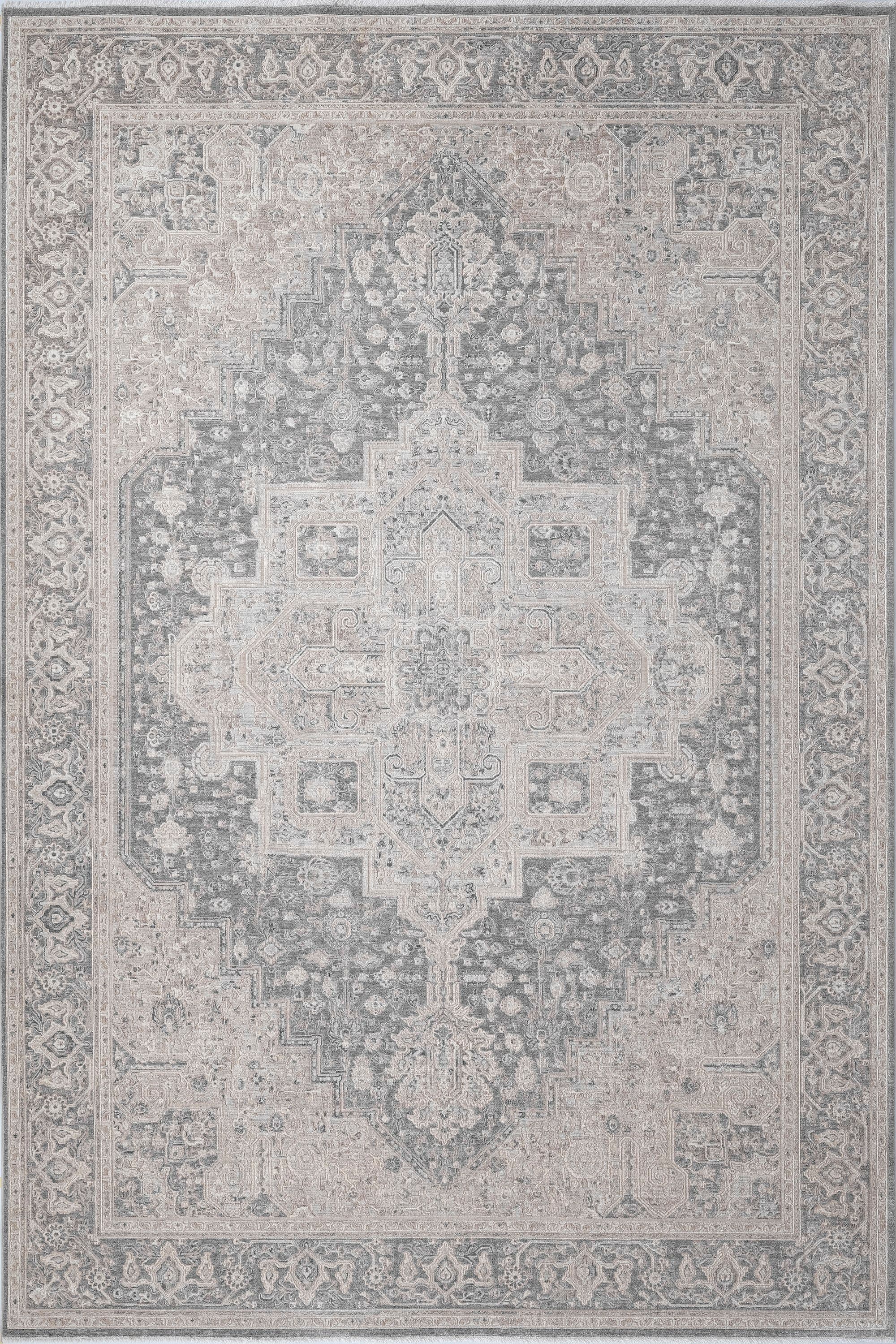 Lara Ivory/Grey rug
