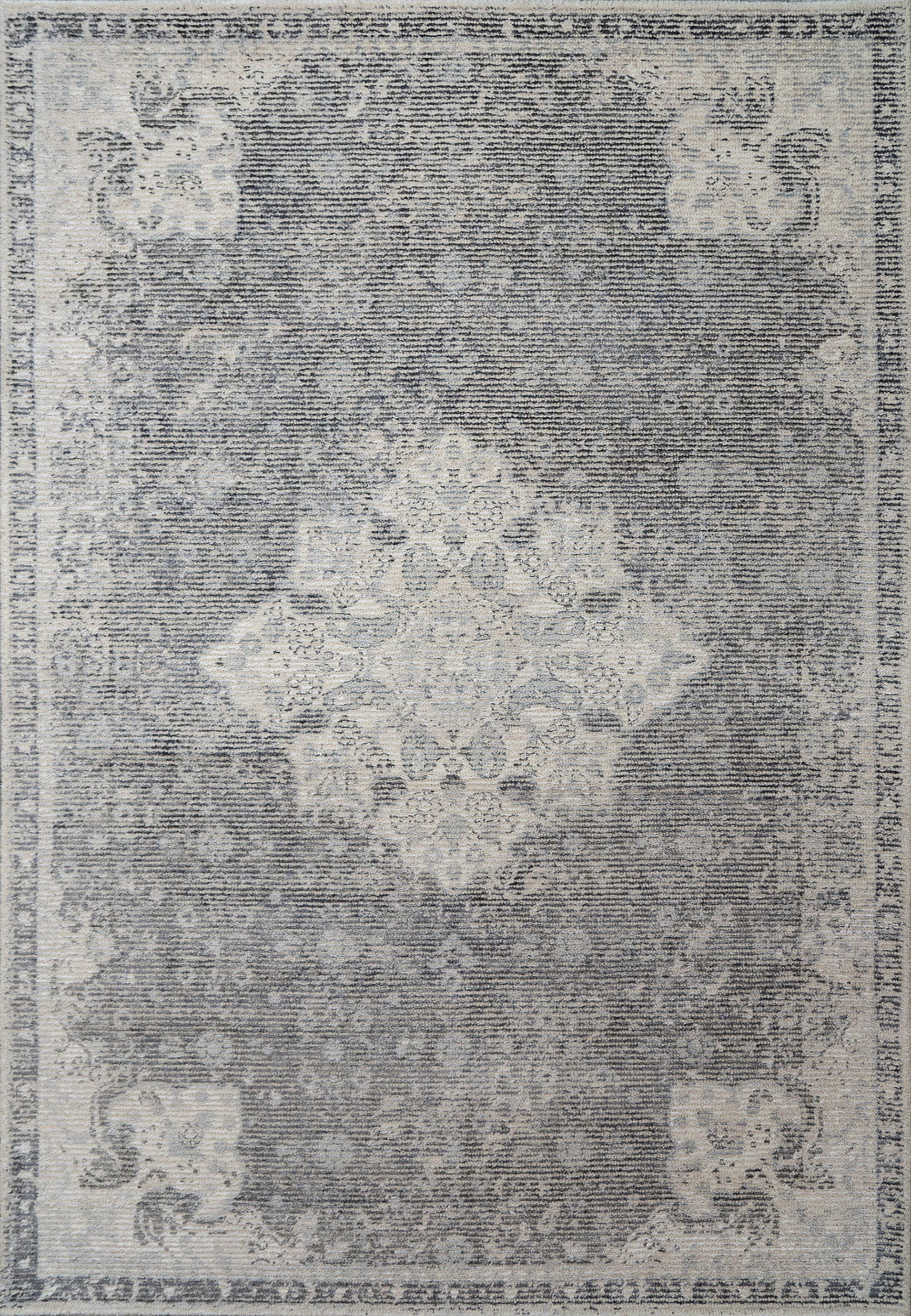 Stefano Ivory/Grey rug