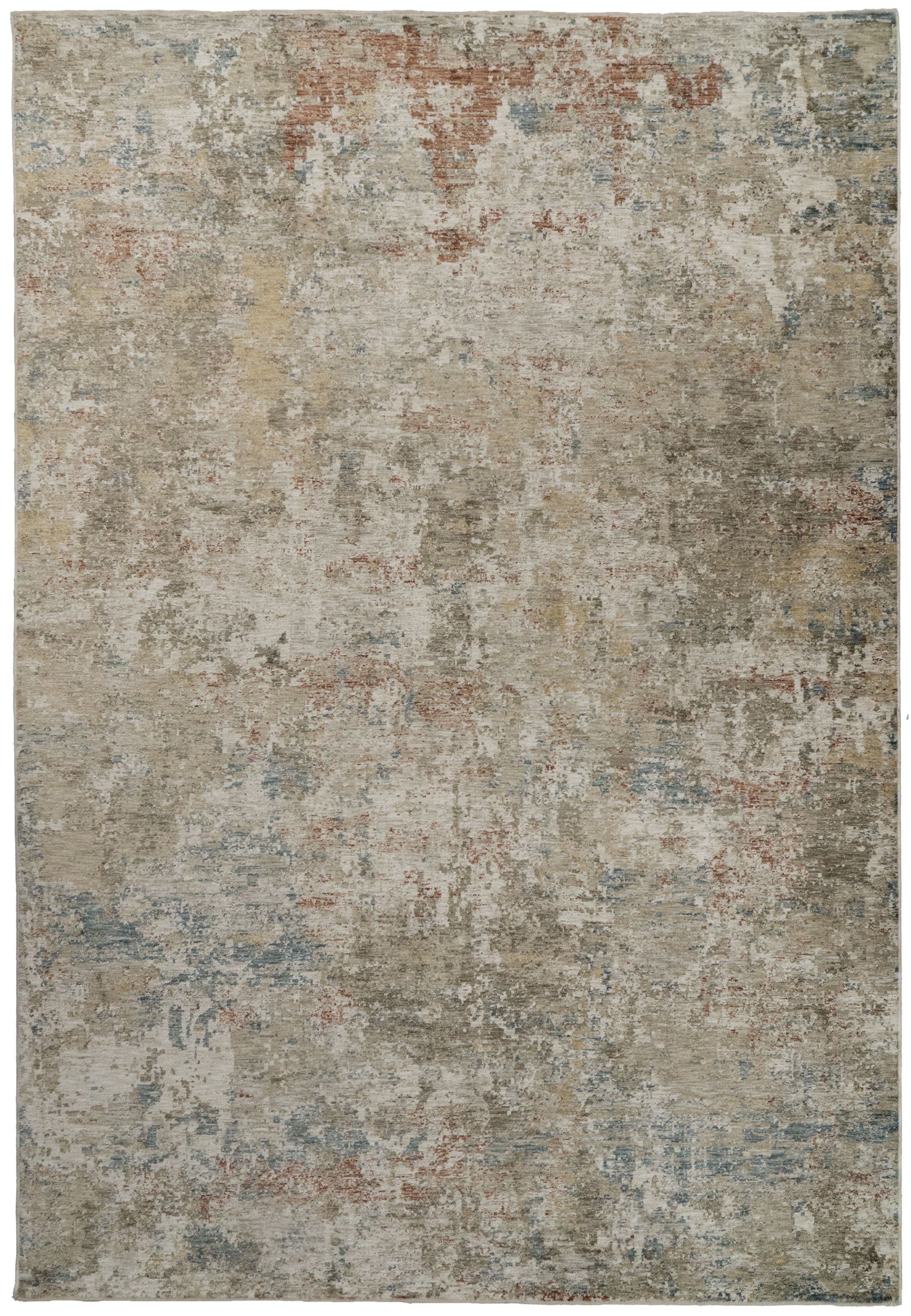 Luminous Cream/Multi rug