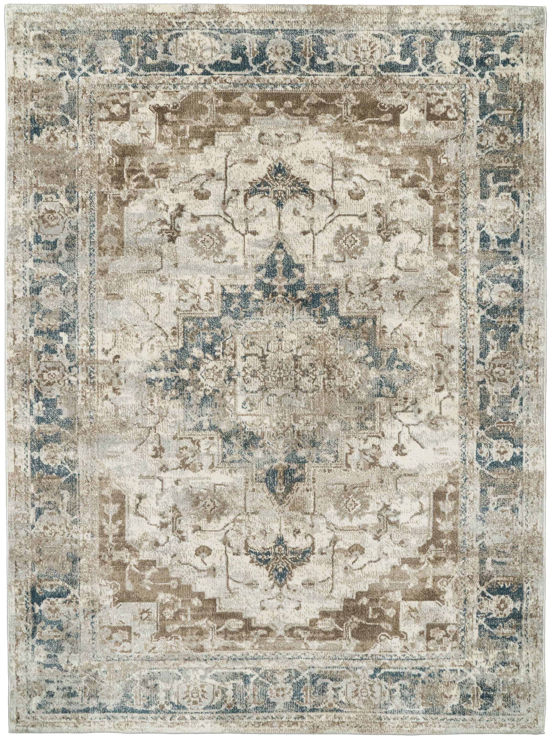Venedik Cream/Navy/Beige rug
