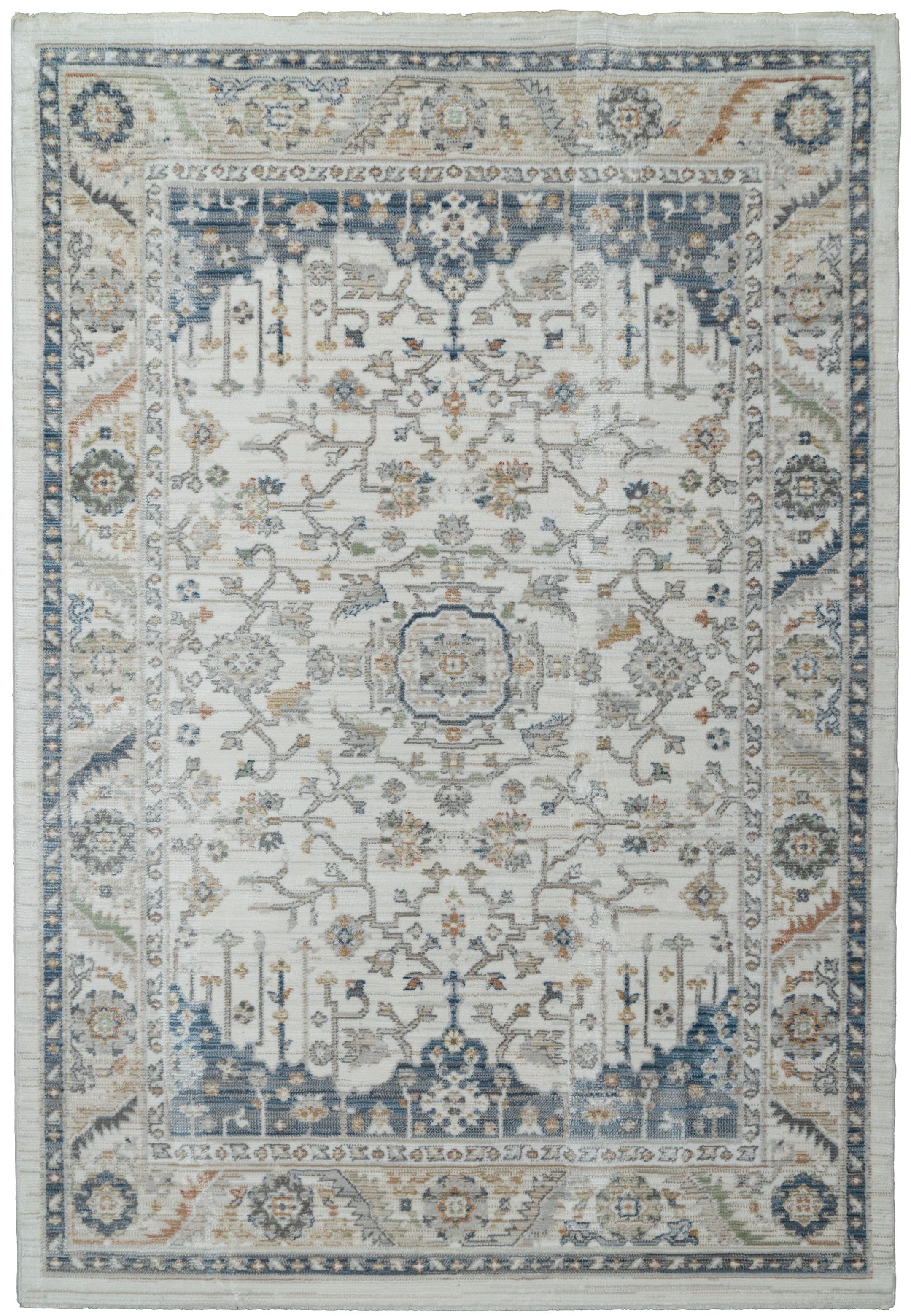 Authentic Ivory/Navy rug