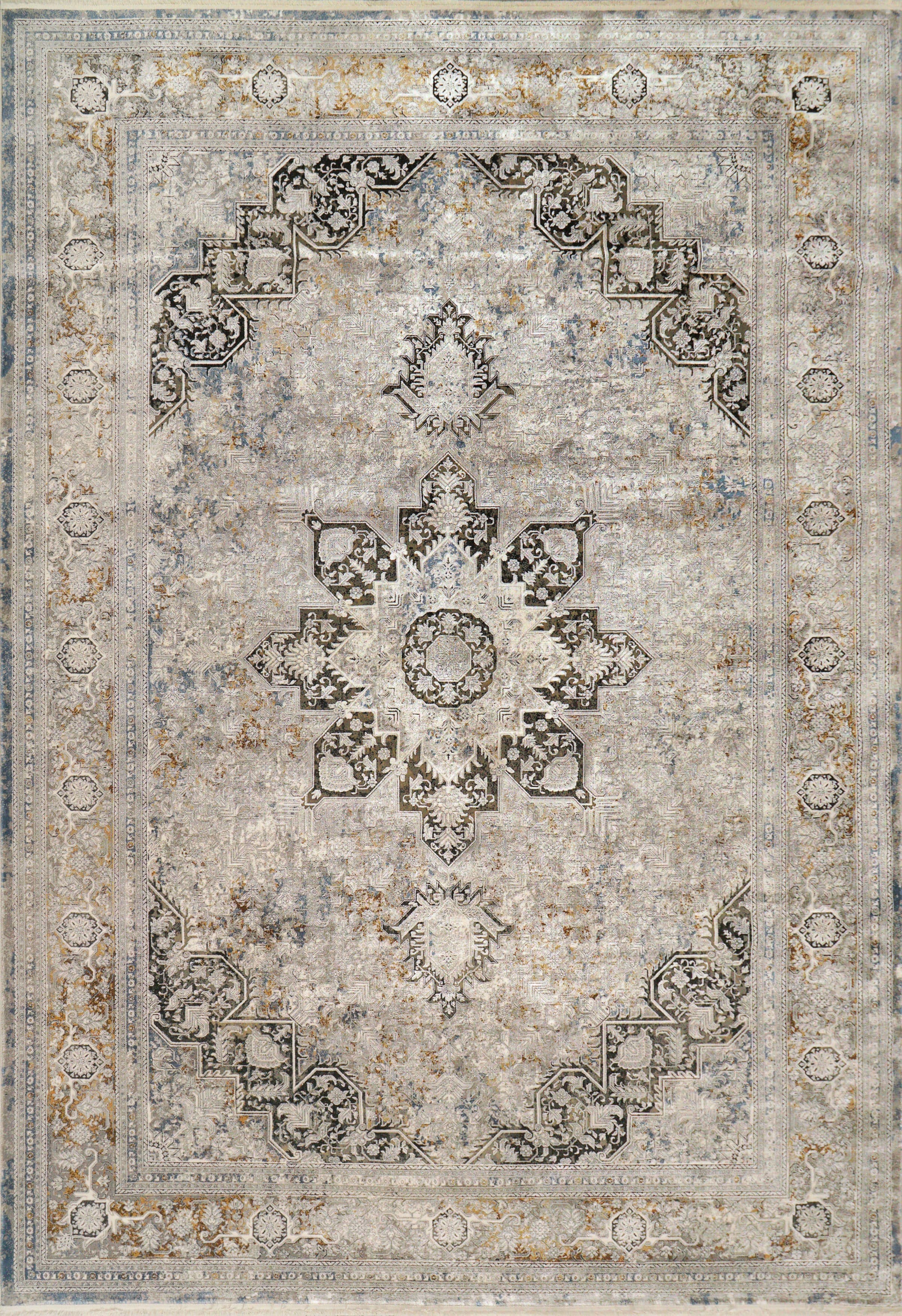 Ruby Ivory/Grey/Gold rug