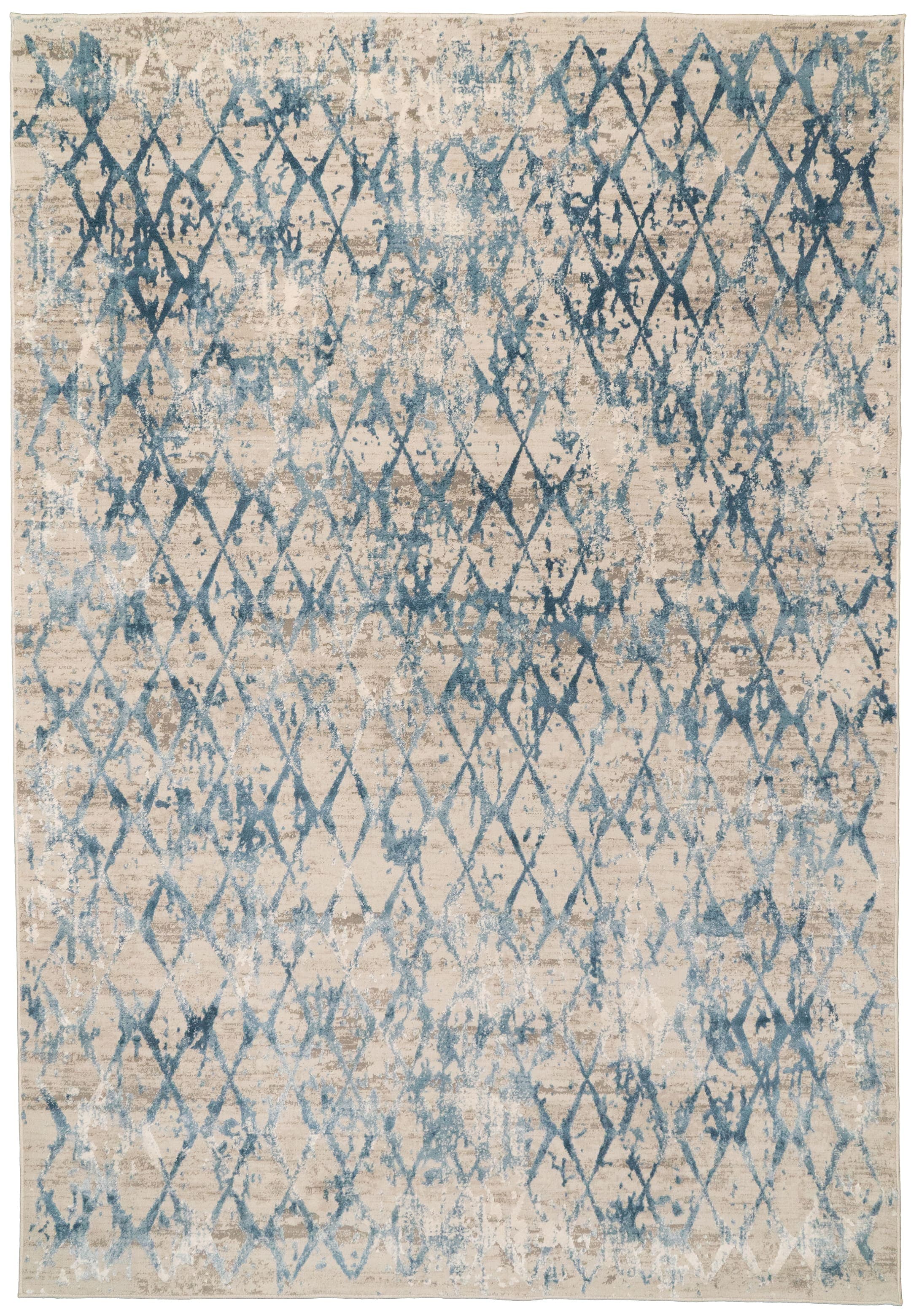 Quartz Ivory/Blue rug