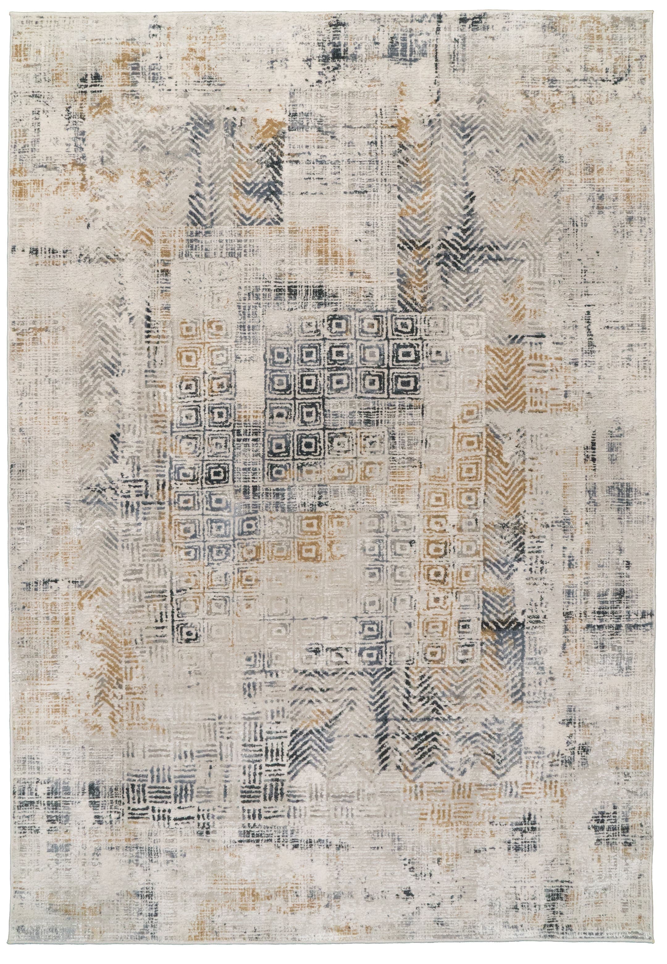 Quartz Ivory/Slate rug