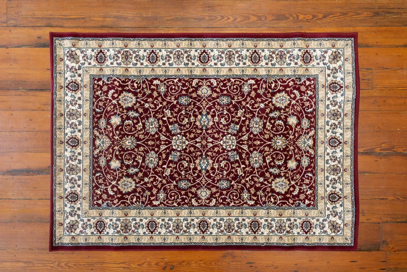 Ancient Garden Red/Ivory rug