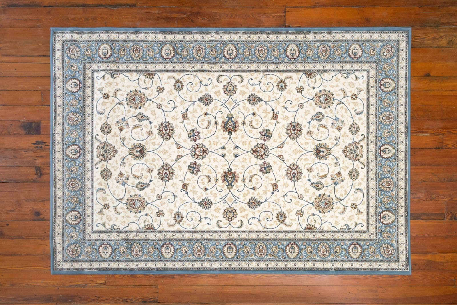 Ancient Garden Ivory/Light Blue rug
