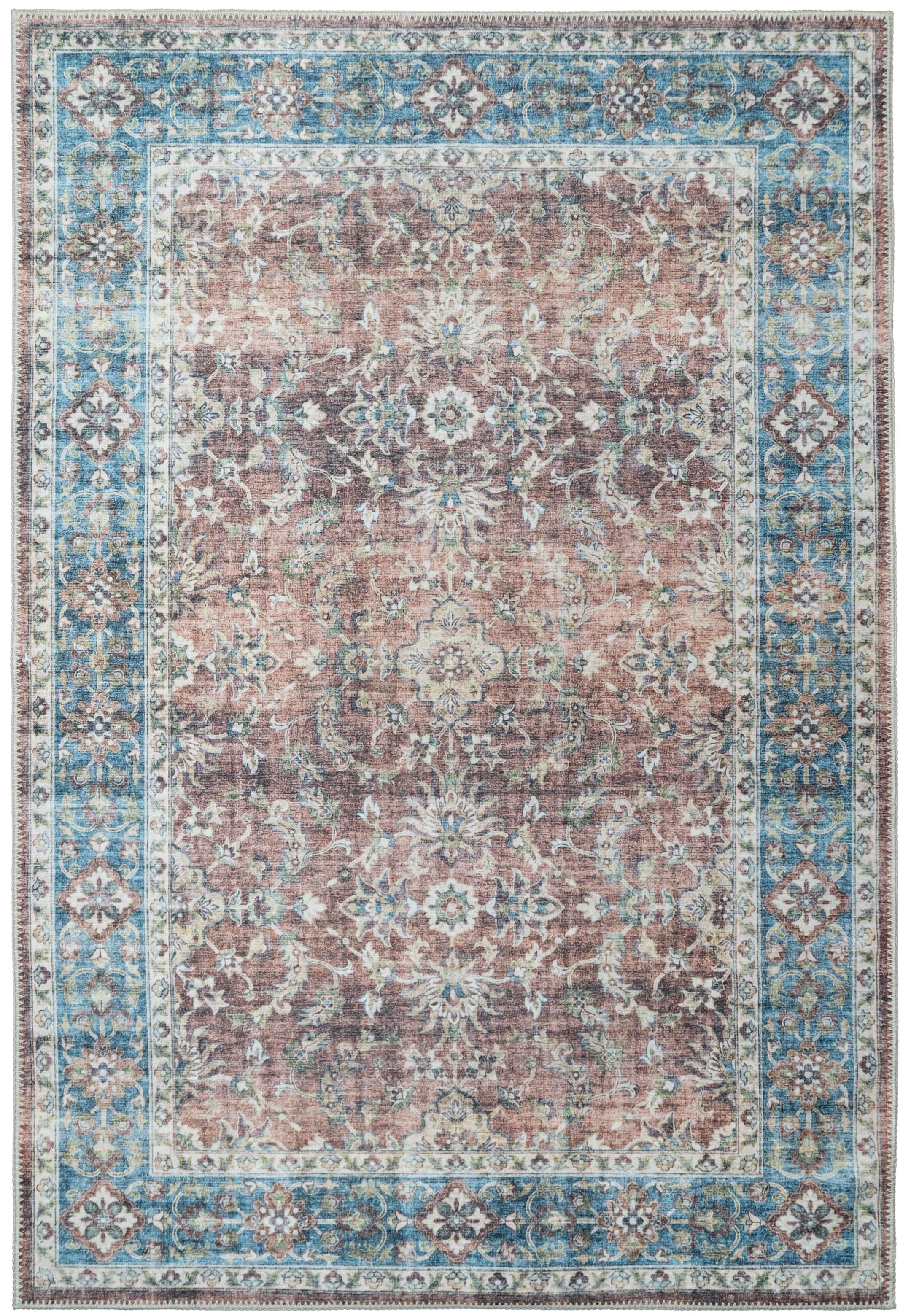 Elise Red/Blue/Beige rug