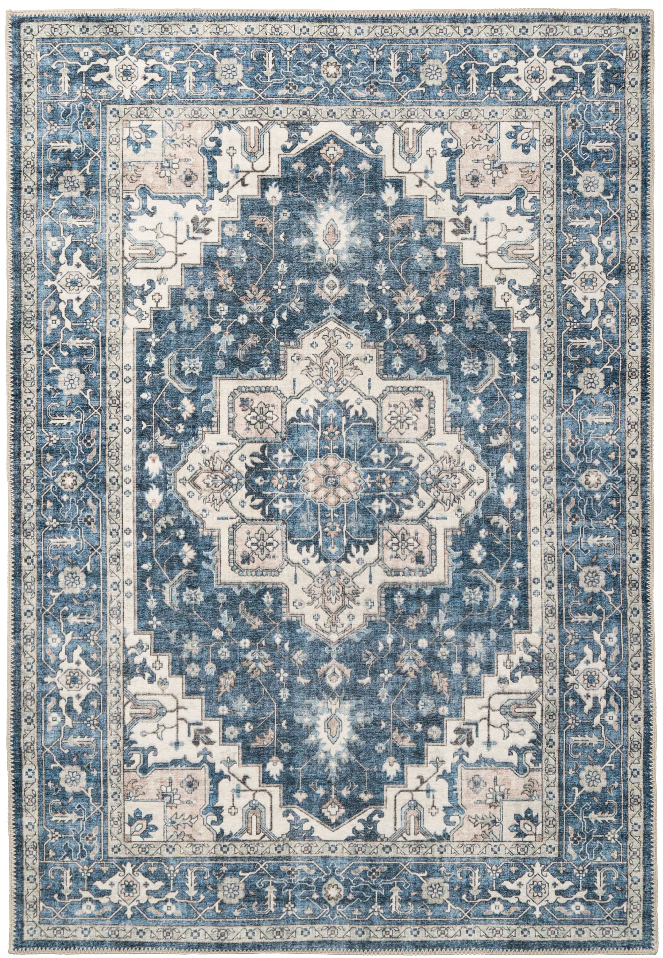 Elise Navy/Ivory rug