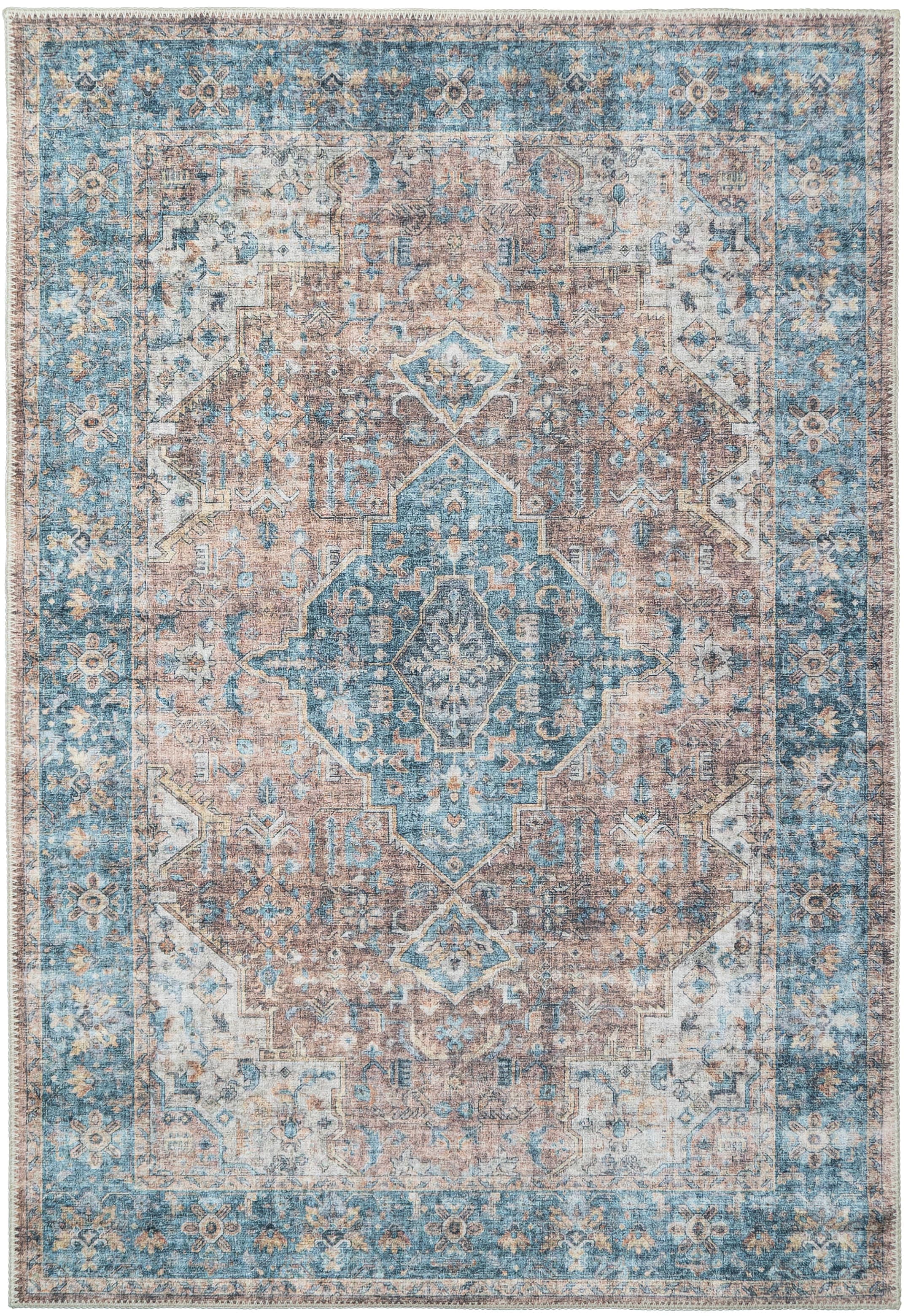 Elise Red/Blue/Beige rug