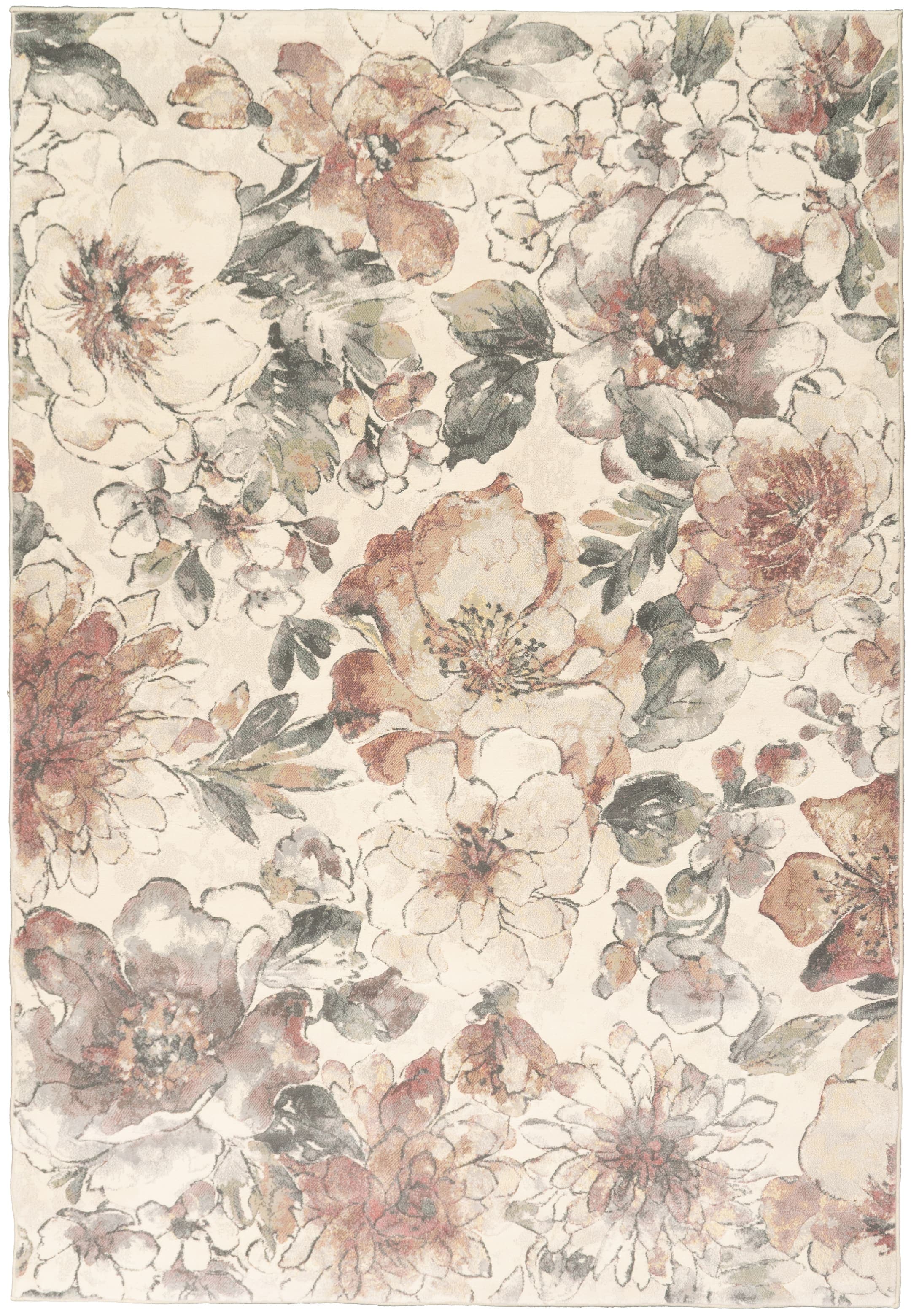 Eclipse Cream/Multi rug