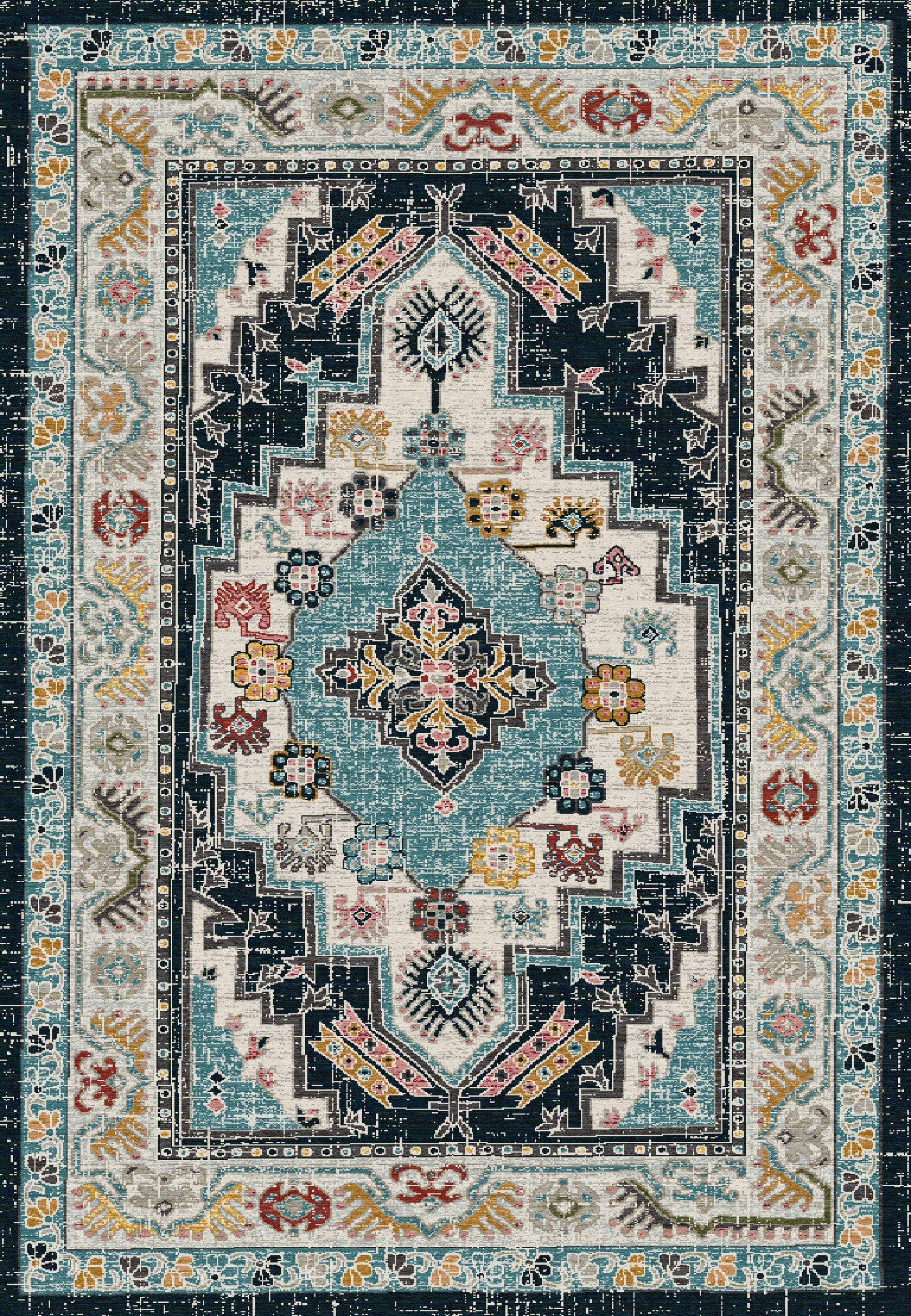 Zodiac Beige/Blue rug