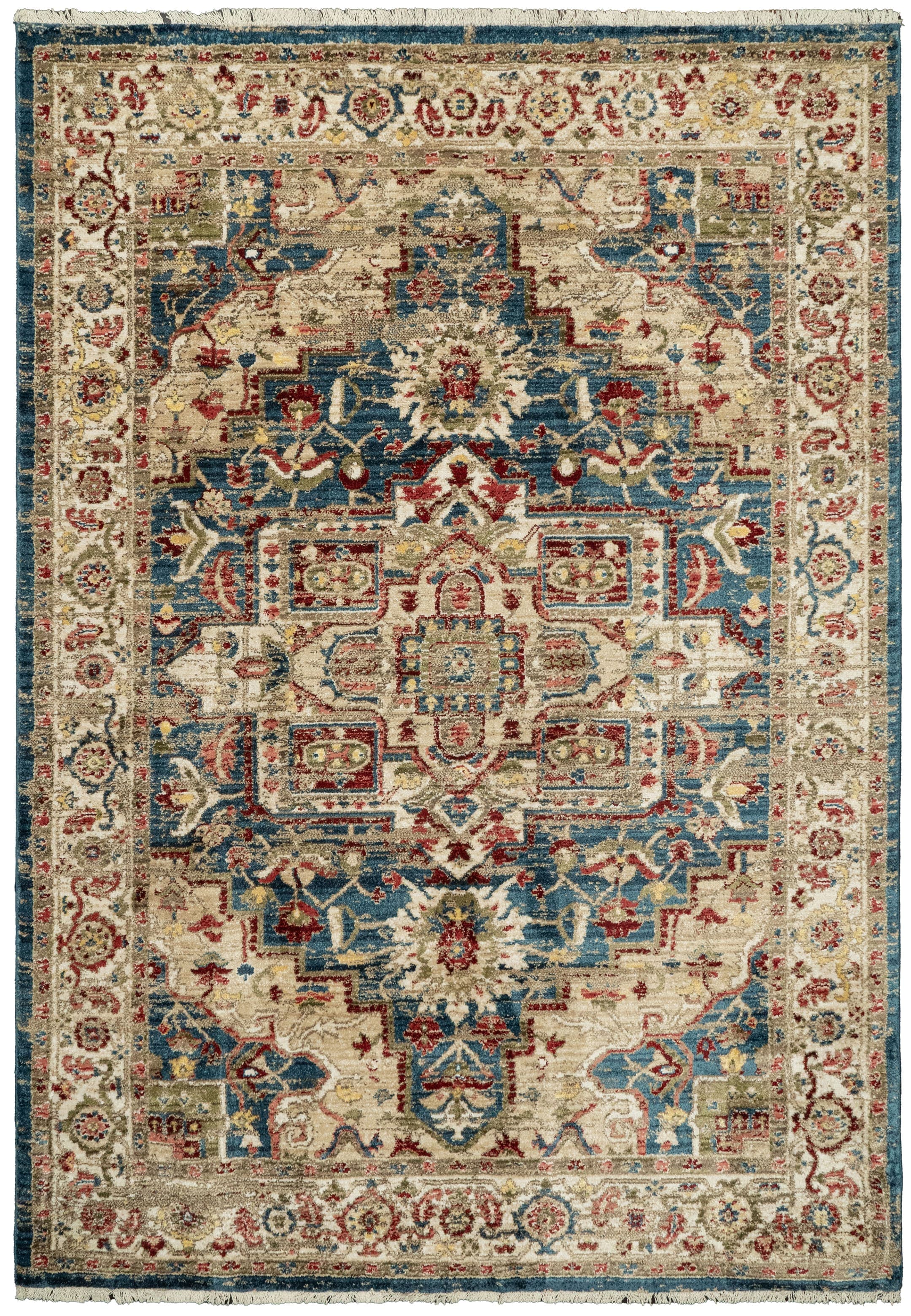 Juno Navy/Red rug