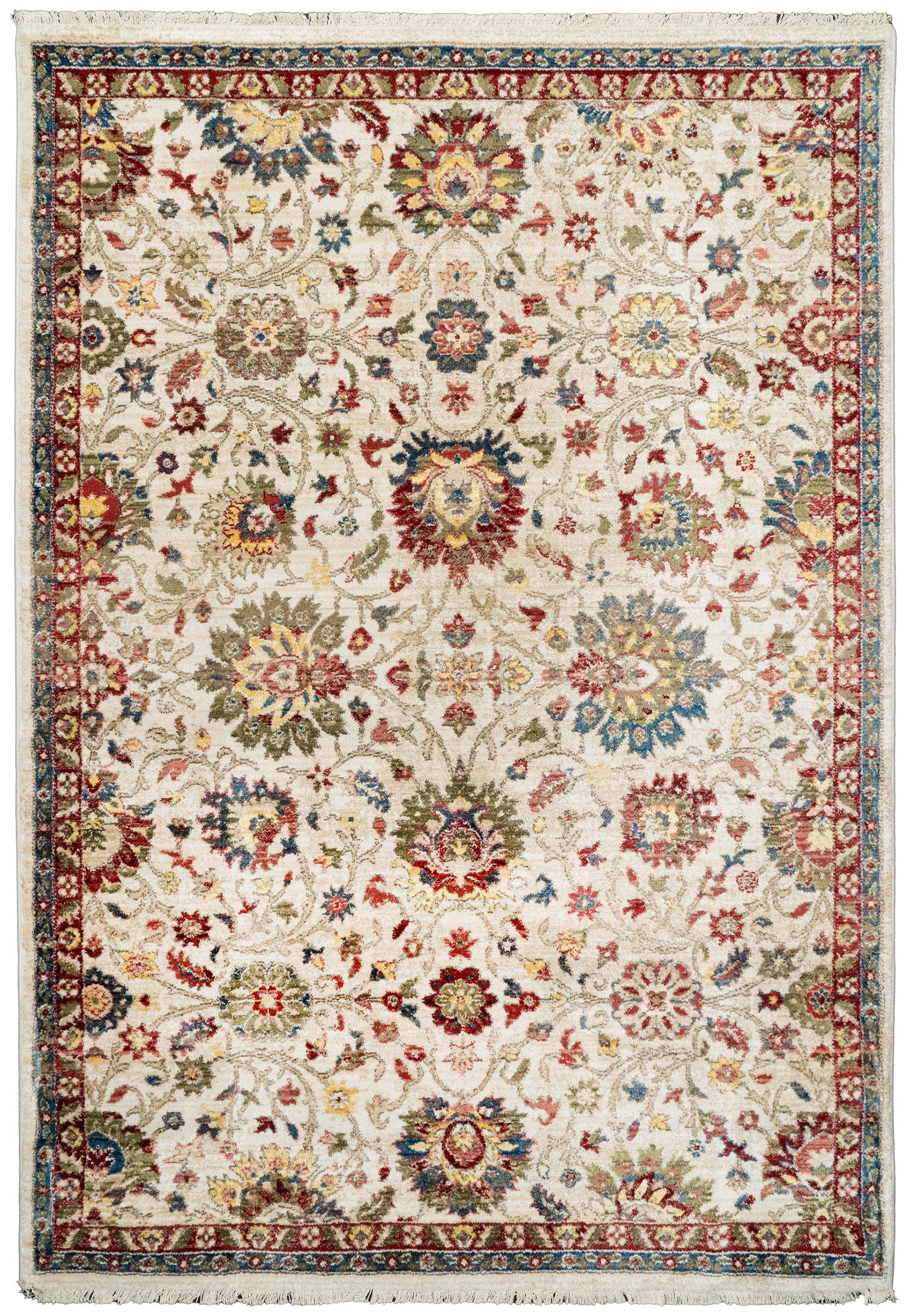 Juno Ivory/Red rug