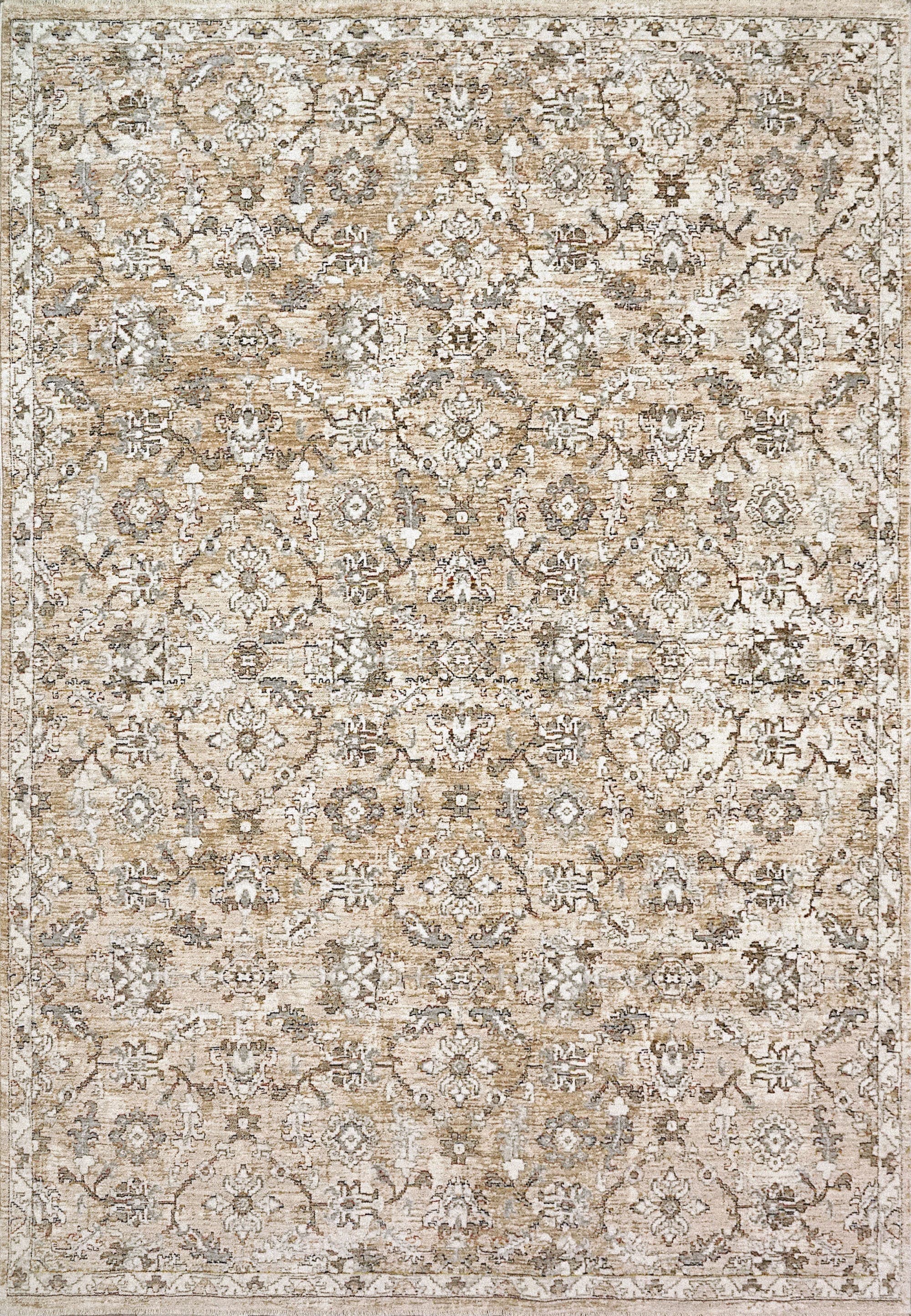 Octo Cream/Multi rug