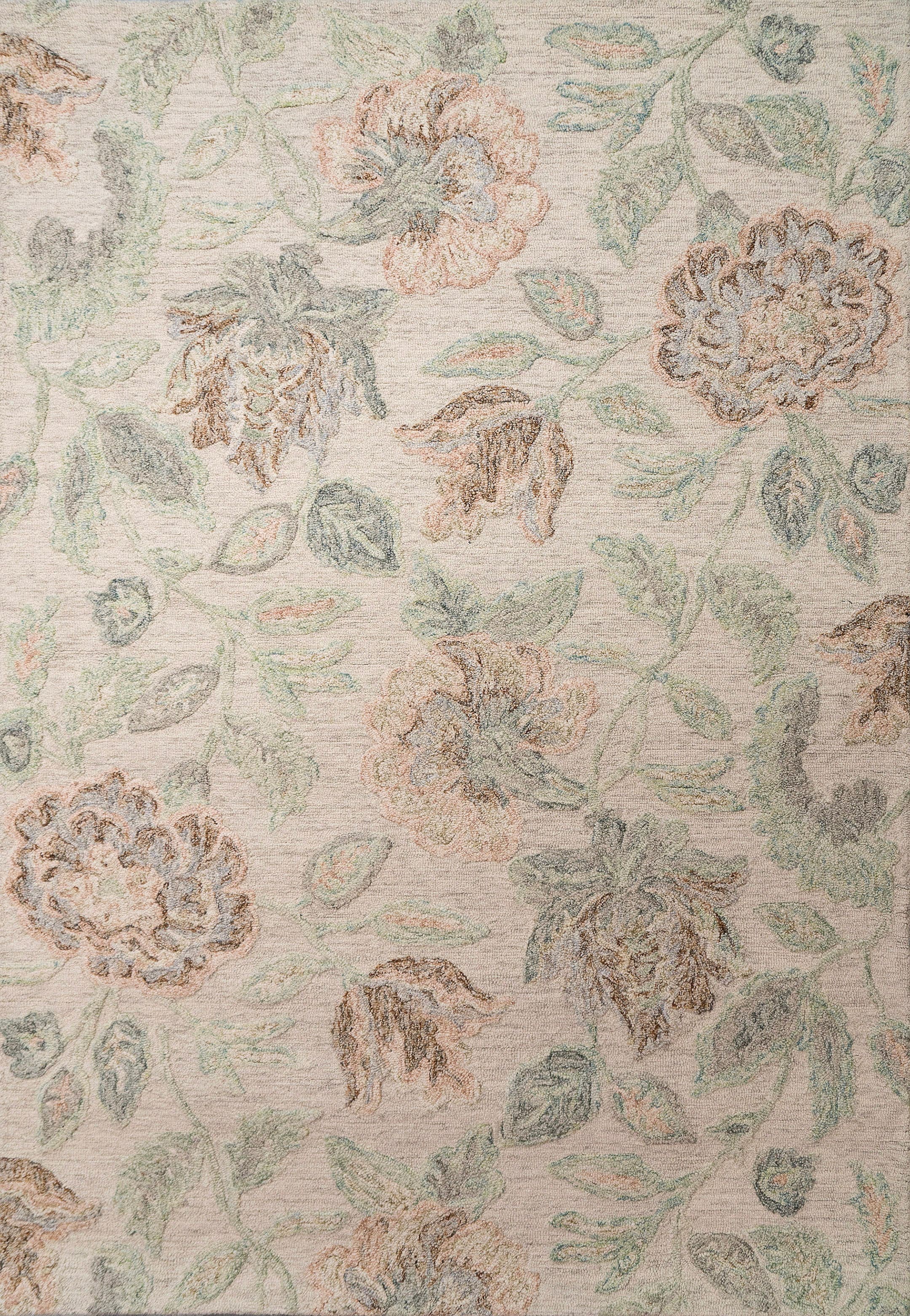 Daisy Beige/Sage/Rust rug