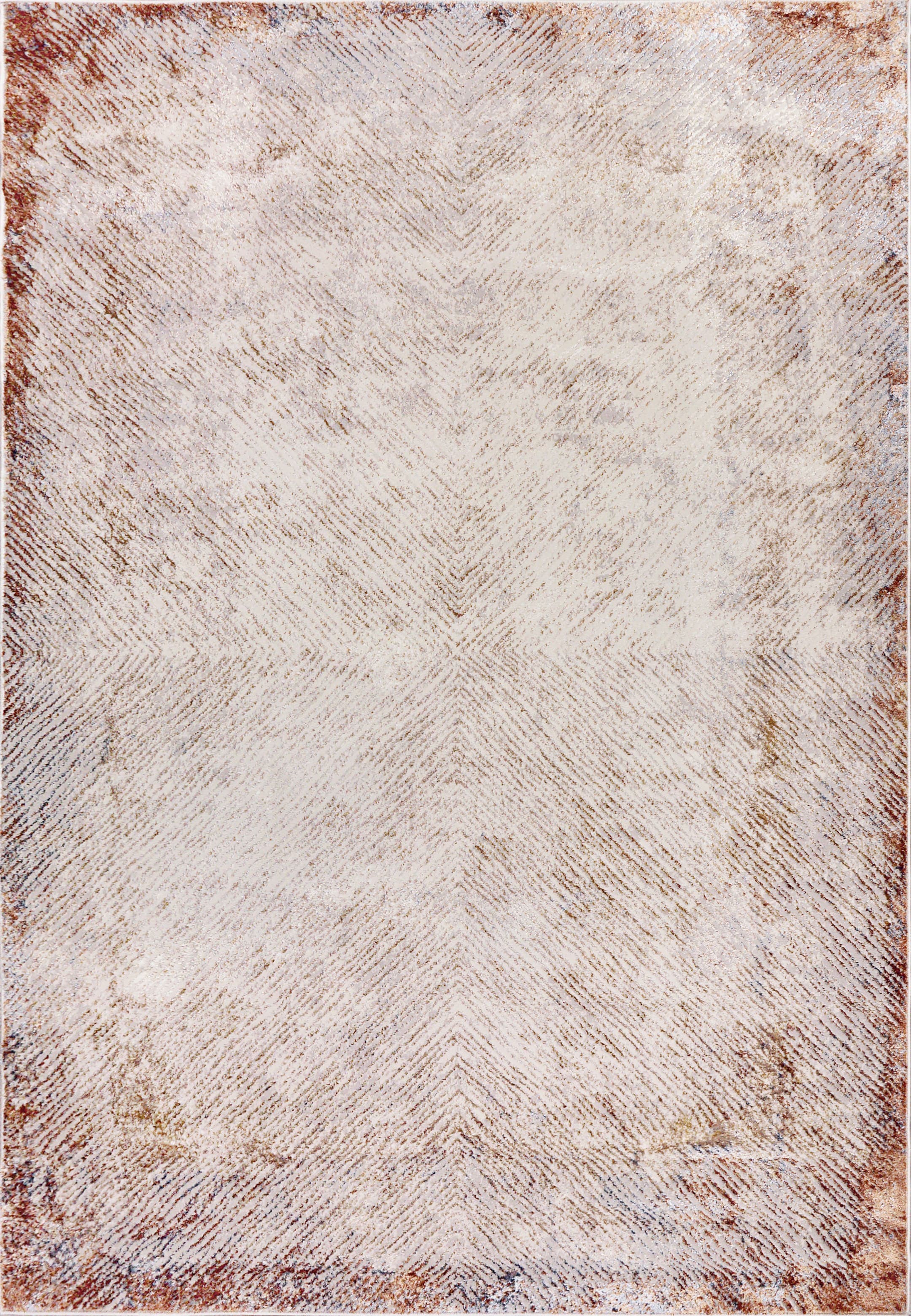 Obsession Cream/Red rug