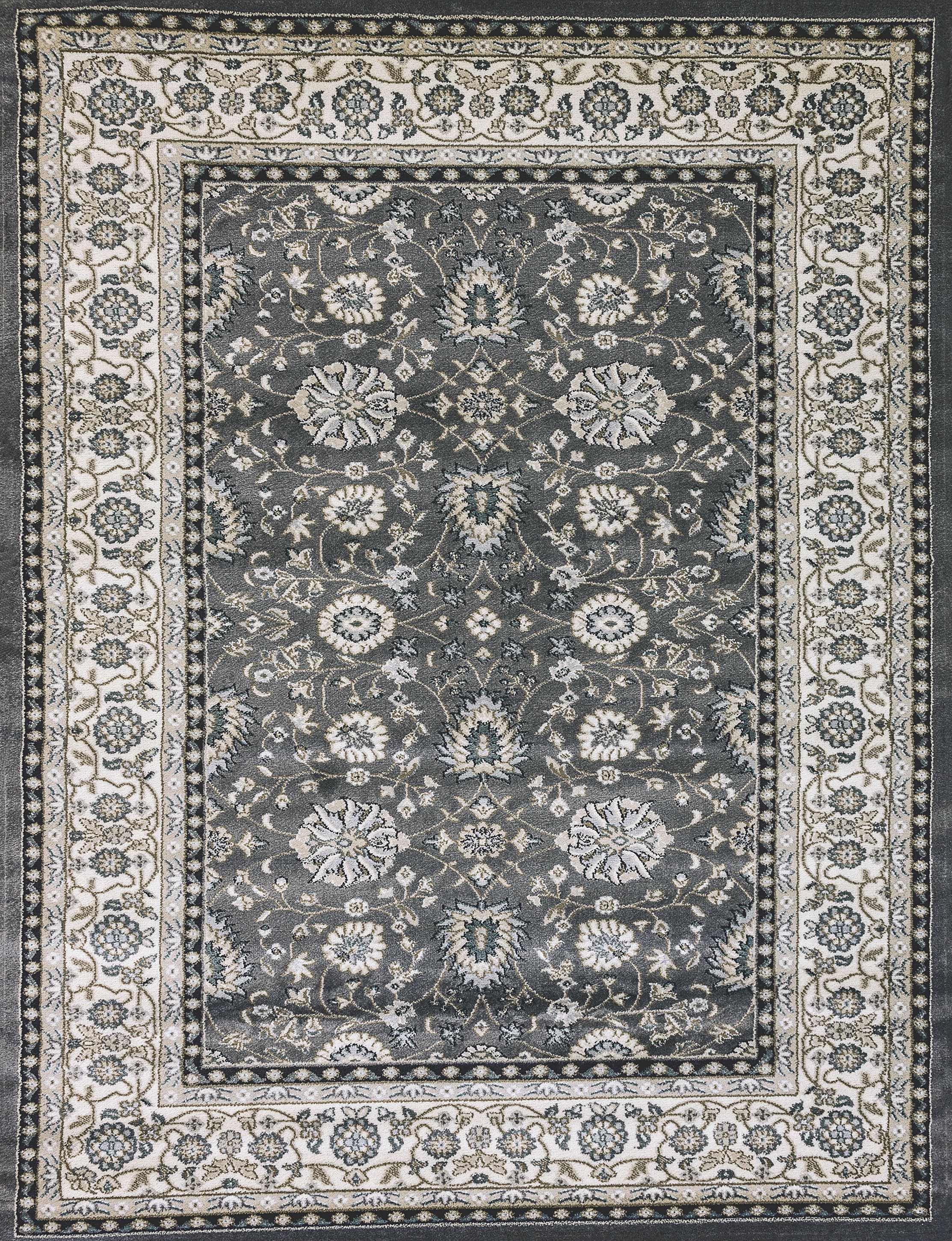 Yazd Grey/Ivory rug