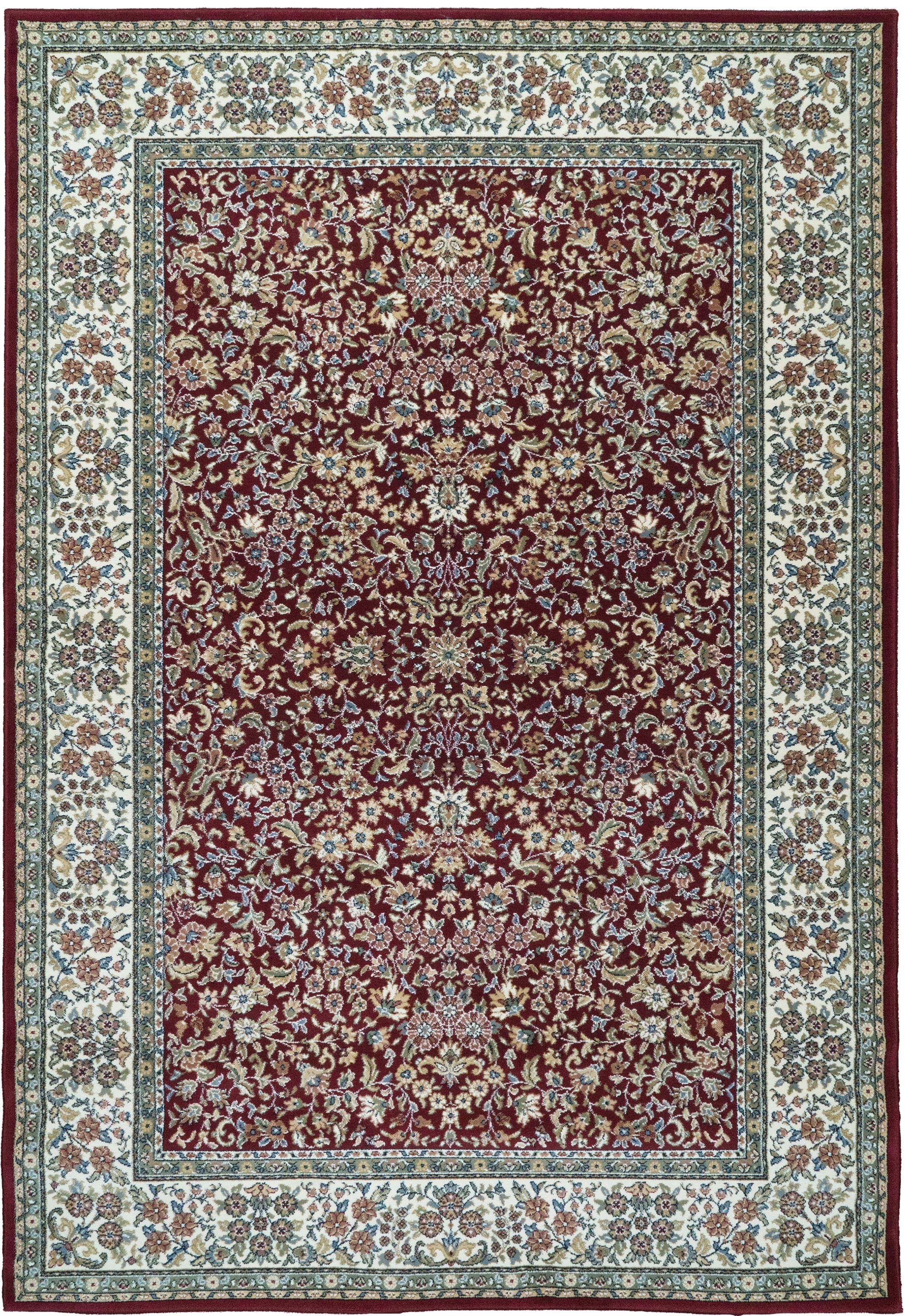 Ancient Garden Red/Ivory rug