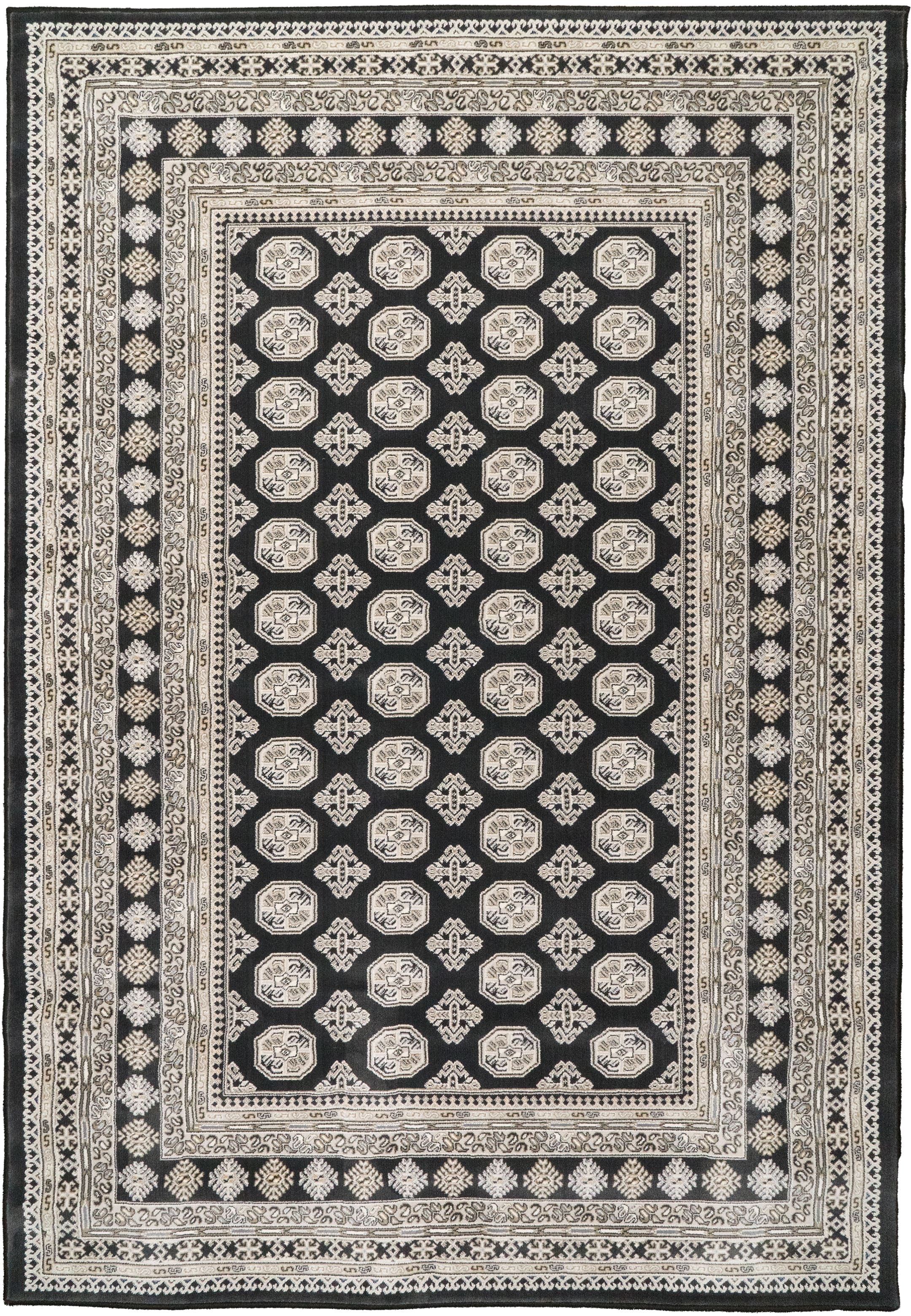 Ancient Garden Charcoal/Silver rug