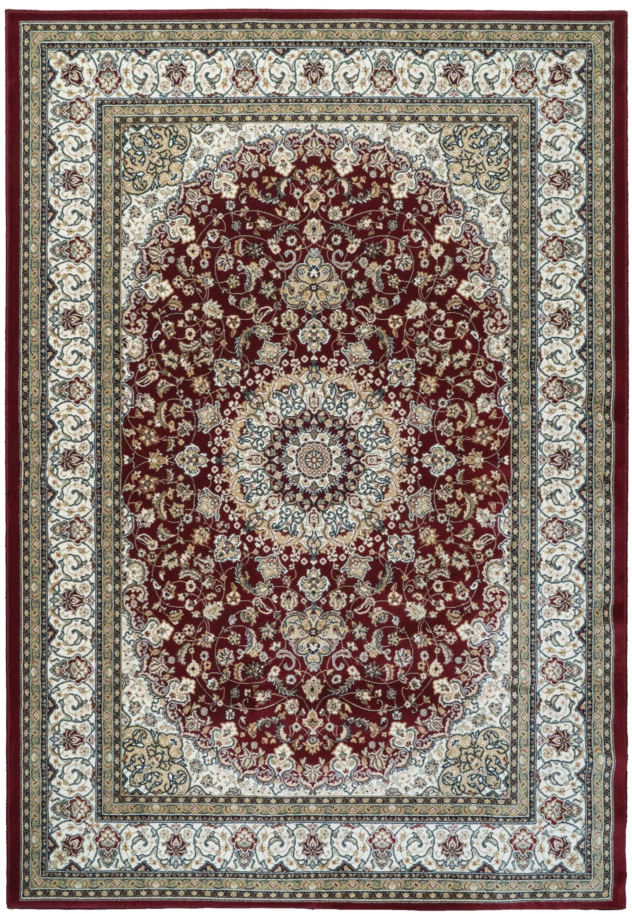 Ancient Garden Red/Ivory rug