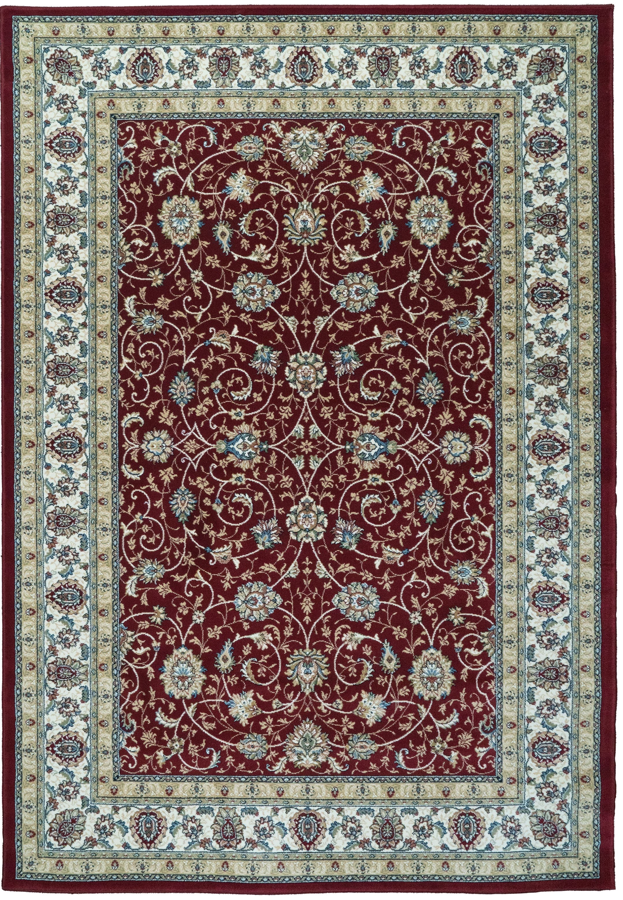 Ancient Garden Red/Ivory rug