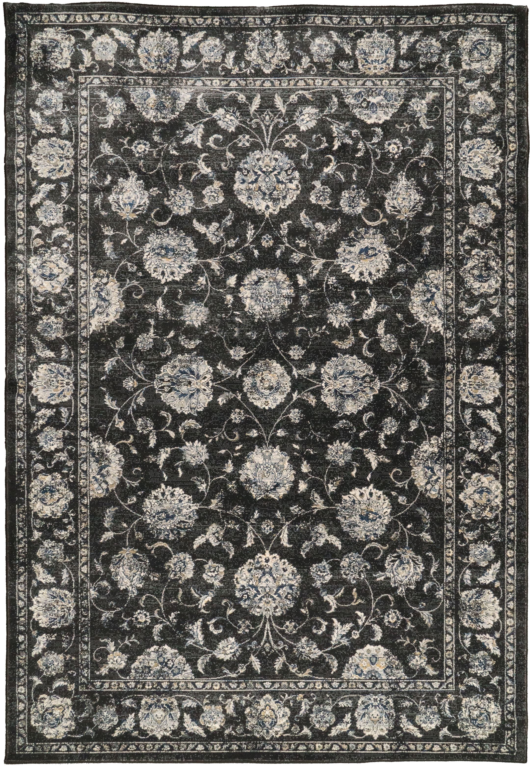 Ancient Garden Charcoal/Silver rug