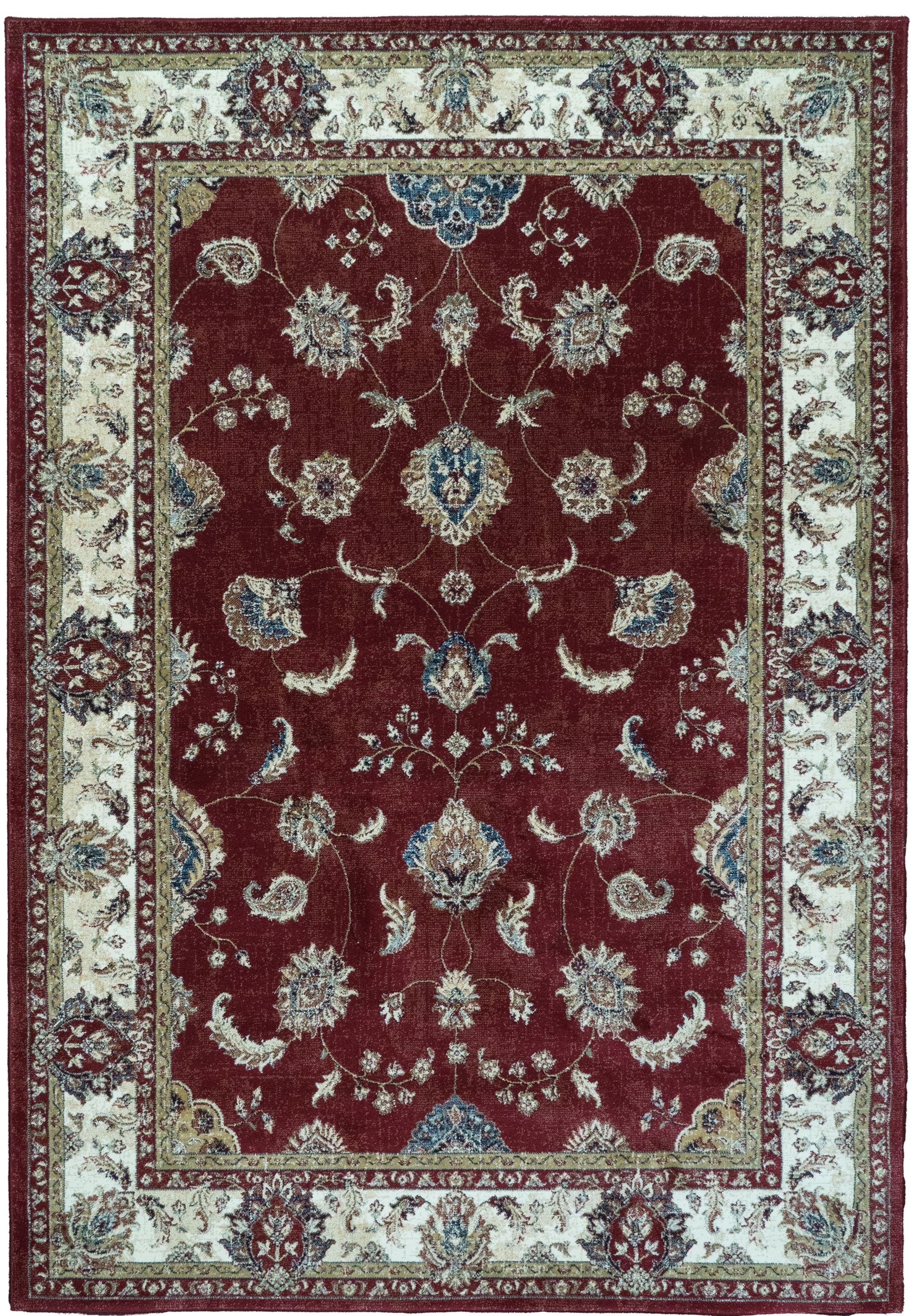 Ancient Garden Red/Ivory rug