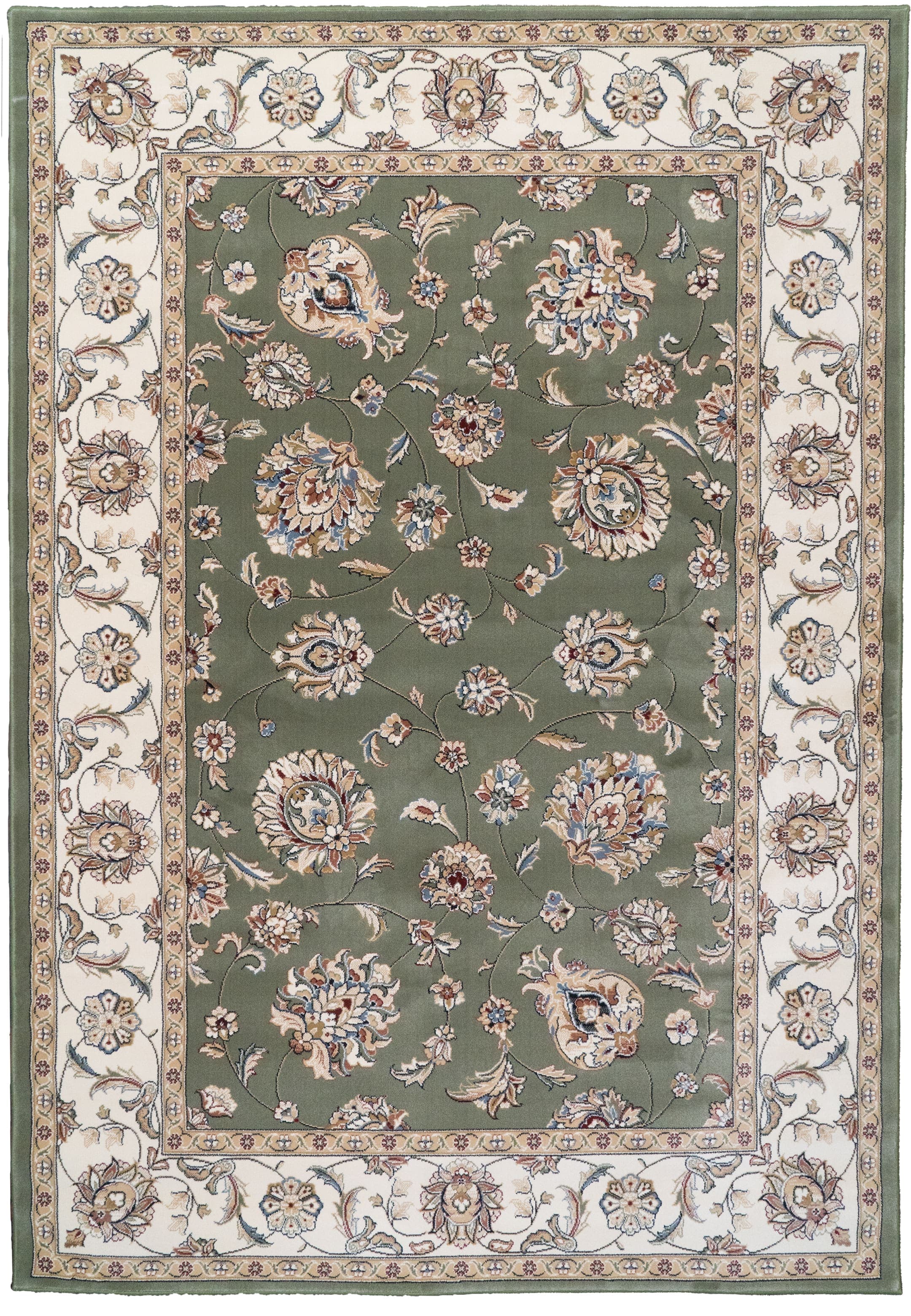 Ancient Garden Green/Ivory rug