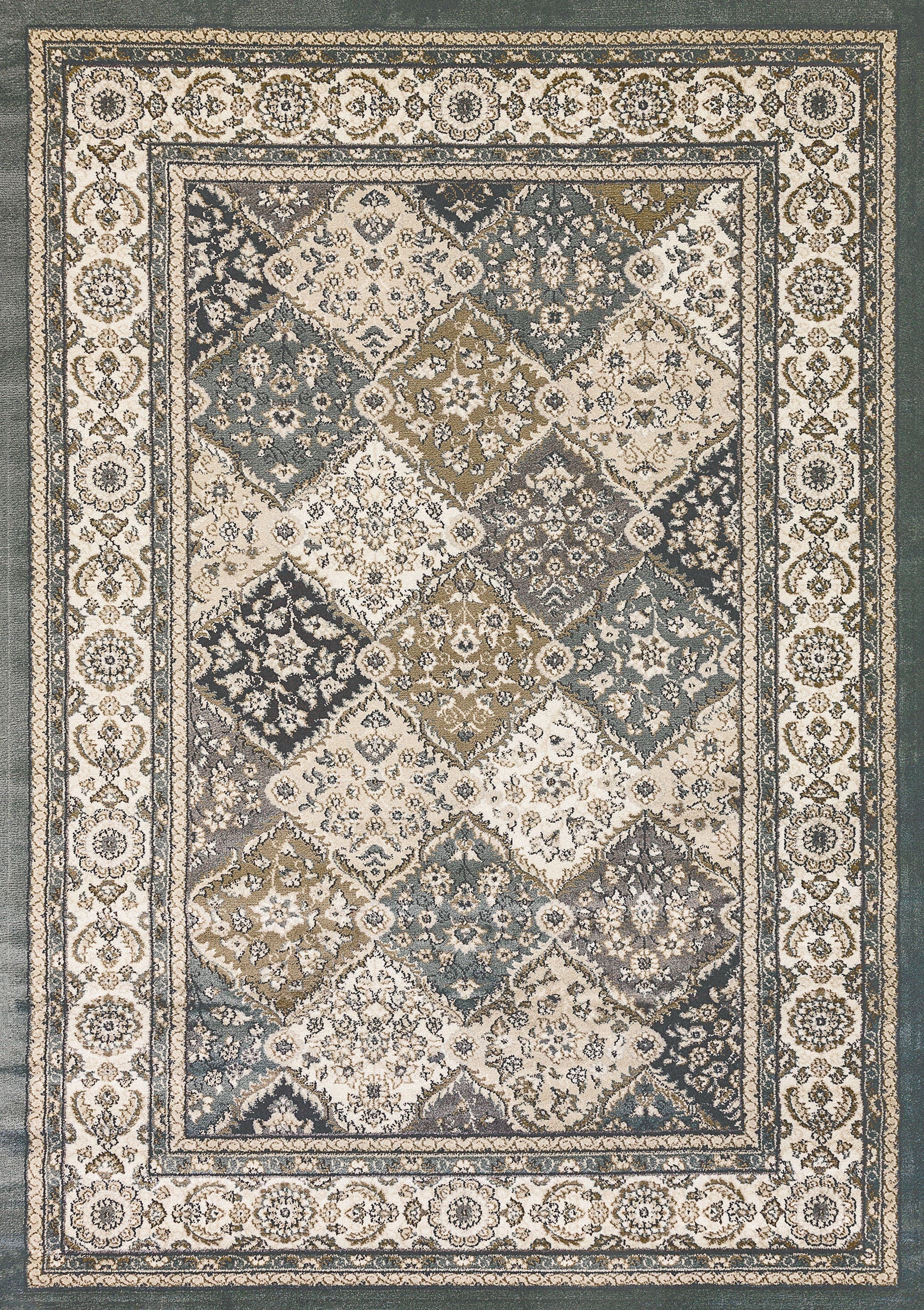 Yazd Blue/Ivory rug